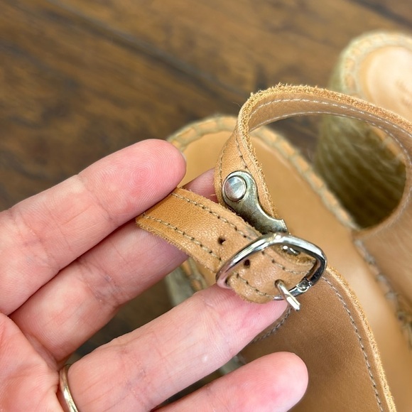 Anthropologie NAGUISA Espadrille Wedge Slingback Hand Crafted in Spain Sandals - Picture 12 of 17